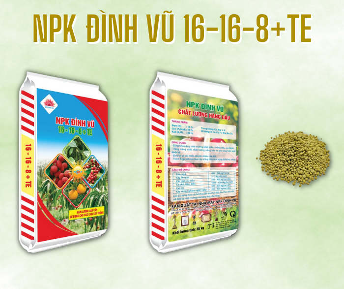 NPK Đình Vũ 16-16-8+TE